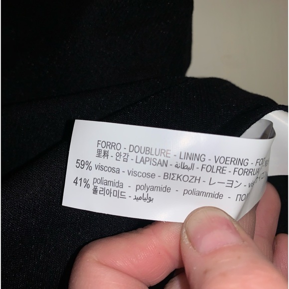 Zara cropped camisole tank, size M, black, NWT - Picture 11 of 11